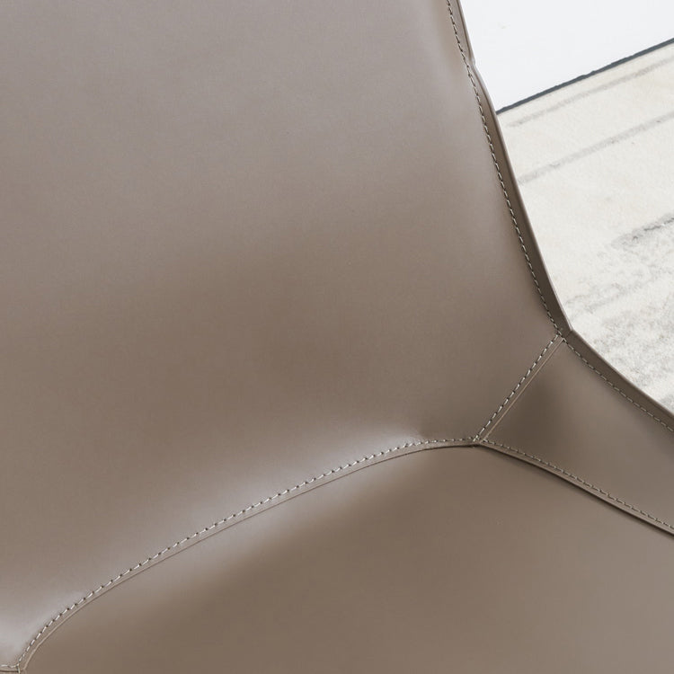 Designer Style Leather Dining Chair Matte Finish Parsons Dining Side Chair Clearhalo ' kitchen&dining_furn' 'Dining Chairs' 'Dining Tables & Seating' 'dining_chair' 'furn' 'furn_dining_chair' 'Furniture' 'furniture_dining_chair' 'Kitchen & Dining Furniture' 'kitchen' 3871538