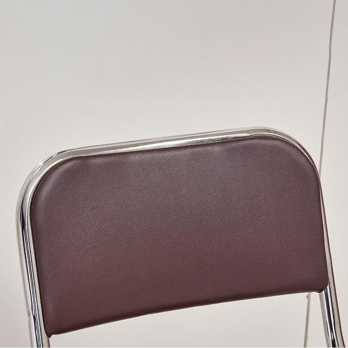 Contemporary Side Chair Metal Home Armless Upholstery Open Back Dining Side Chair Clearhalo ' kitchen&dining_furn' 'Dining Chairs' 'Dining Tables & Seating' 'dining_chair' 'furn' 'furn_dining_chair' 'Furniture' 'furniture_dining_chair' 'Kitchen & Dining Furniture' 'kitchen' 3871565