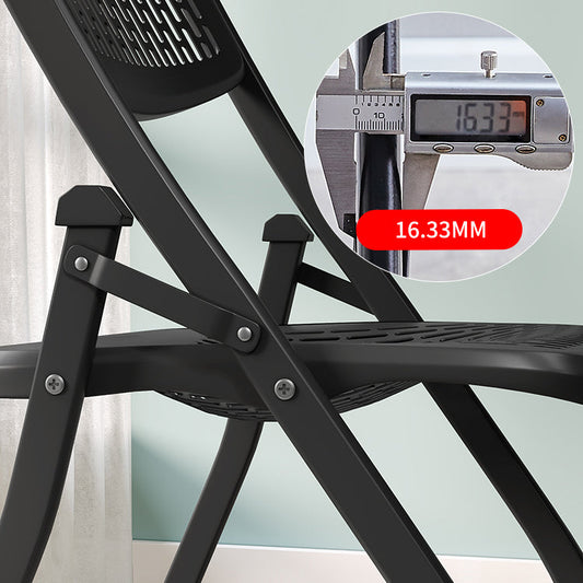 Modern Indoor-Outdoor Chair Home Metal Folding Open Back Dining Side Chair Clearhalo ' kitchen&dining_furn' 'Dining Chairs' 'Dining Tables & Seating' 'dining_chair' 'furn' 'furn_dining_chair' 'Furniture' 'furniture_dining_chair' 'Kitchen & Dining Furniture' 'kitchen' 3871625