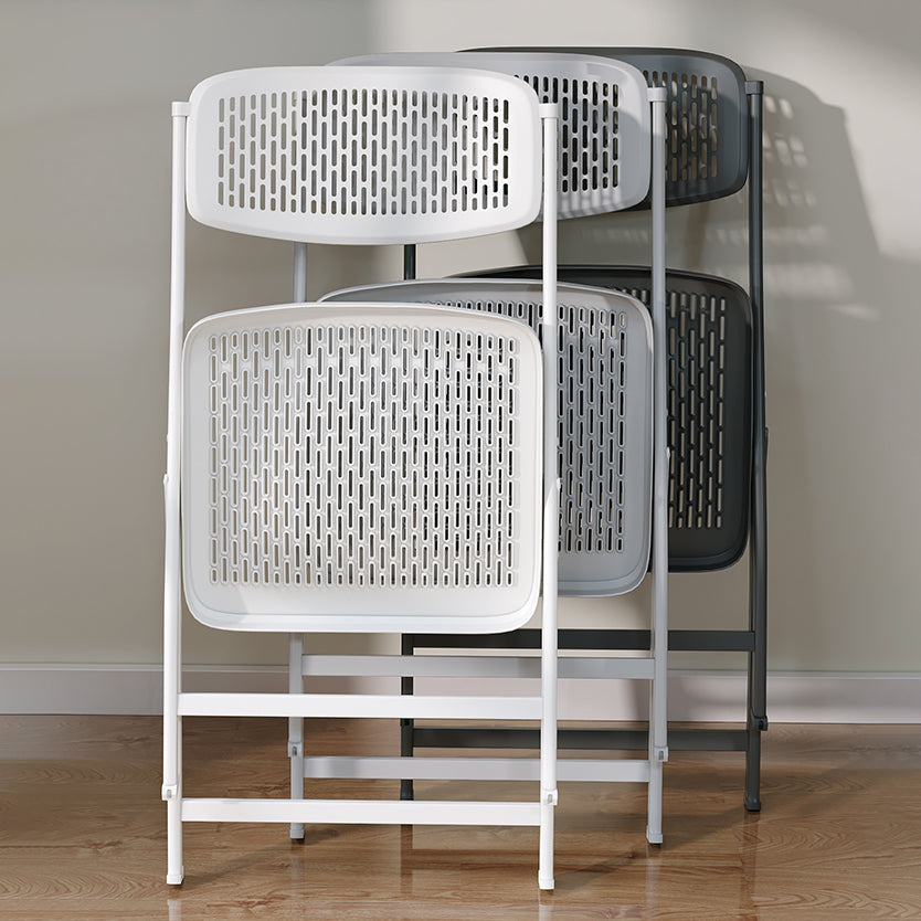 Modern Indoor-Outdoor Chair Home Metal Folding Open Back Dining Side Chair Clearhalo ' kitchen&dining_furn' 'Dining Chairs' 'Dining Tables & Seating' 'dining_chair' 'furn' 'furn_dining_chair' 'Furniture' 'furniture_dining_chair' 'Kitchen & Dining Furniture' 'kitchen' 3871631