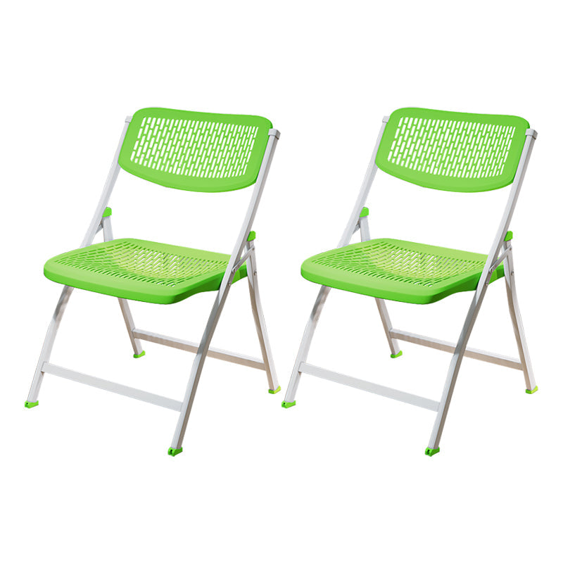 Modern Indoor-Outdoor Chair Home Metal Folding Open Back Dining Side Chair Green 2 Piece Set Clearhalo ' kitchen&dining_furn' 'Dining Chairs' 'Dining Tables & Seating' 'dining_chair' 'furn' 'furn_dining_chair' 'Furniture' 'furniture_dining_chair' 'Kitchen & Dining Furniture' 'kitchen' 3871638