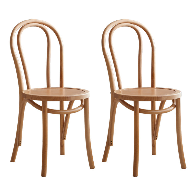 Contemporary Style Beech Wood Chairs Windsor Back Side Kitchen Dining Chairs Wood Wood 2 Piece Set Clearhalo ' kitchen&dining_furn' 'Dining Chairs' 'Dining Tables & Seating' 'dining_chair' 'furn' 'furn_dining_chair' 'Furniture' 'furniture_dining_chair' 'Kitchen & Dining Furniture' 'kitchen' 3871659