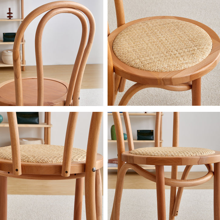 Contemporary Style Beech Wood Chairs Windsor Back Side Kitchen Dining Chairs Clearhalo ' kitchen&dining_furn' 'Dining Chairs' 'Dining Tables & Seating' 'dining_chair' 'furn' 'furn_dining_chair' 'Furniture' 'furniture_dining_chair' 'Kitchen & Dining Furniture' 'kitchen' 3871660