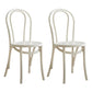 Contemporary Style Beech Wood Chairs Windsor Back Side Kitchen Dining Chairs White Wood 2 Piece Set Clearhalo ' kitchen&dining_furn' 'Dining Chairs' 'Dining Tables & Seating' 'dining_chair' 'furn' 'furn_dining_chair' 'Furniture' 'furniture_dining_chair' 'Kitchen & Dining Furniture' 'kitchen' 3871665