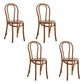 Contemporary Style Beech Wood Chairs Windsor Back Side Kitchen Dining Chairs Brown Wood 4 Piece Set Clearhalo ' kitchen&dining_furn' 'Dining Chairs' 'Dining Tables & Seating' 'dining_chair' 'furn' 'furn_dining_chair' 'Furniture' 'furniture_dining_chair' 'Kitchen & Dining Furniture' 'kitchen' 3871669