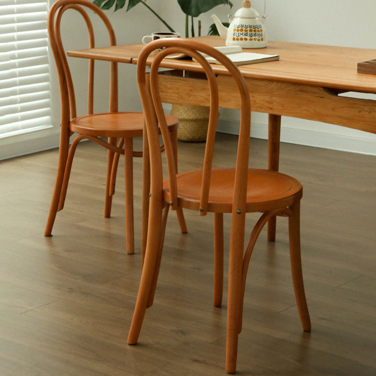 Contemporary Style Solid Wood Chair Windsor Back Side Kitchen Dining Chairs Clearhalo ' kitchen&dining_furn' 'Dining Chairs' 'Dining Tables & Seating' 'dining_chair' 'furn' 'furn_dining_chair' 'Furniture' 'furniture_dining_chair' 'Kitchen & Dining Furniture' 'kitchen' 3871723