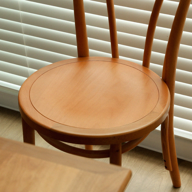 Contemporary Style Solid Wood Chair Windsor Back Side Kitchen Dining Chairs Clearhalo ' kitchen&dining_furn' 'Dining Chairs' 'Dining Tables & Seating' 'dining_chair' 'furn' 'furn_dining_chair' 'Furniture' 'furniture_dining_chair' 'Kitchen & Dining Furniture' 'kitchen' 3871731