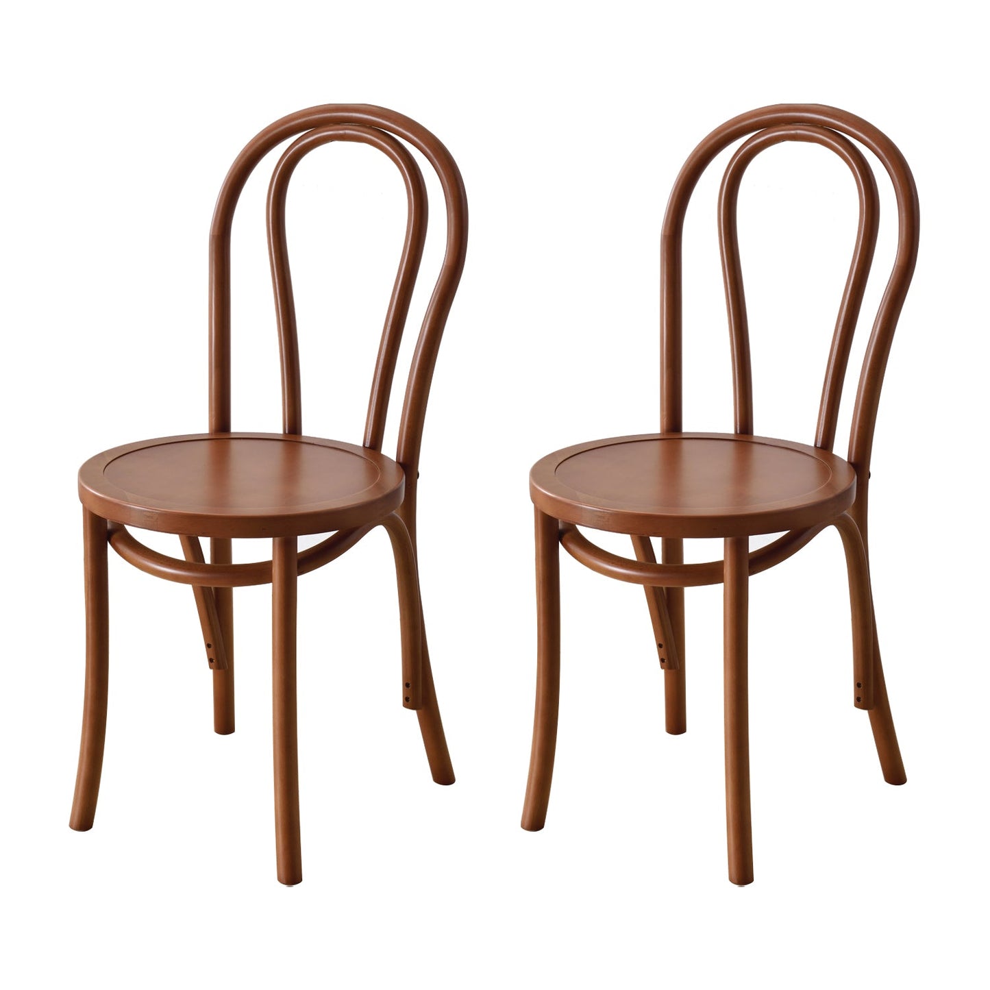 Contemporary Style Solid Wood Chair Windsor Back Side Kitchen Dining Chairs Walnut Wood 2 Piece Set Clearhalo ' kitchen&dining_furn' 'Dining Chairs' 'Dining Tables & Seating' 'dining_chair' 'furn' 'furn_dining_chair' 'Furniture' 'furniture_dining_chair' 'Kitchen & Dining Furniture' 'kitchen' 3871735