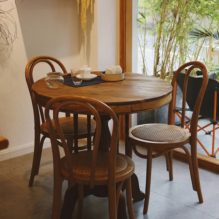 Contemporary Style Solid Wood Chair Windsor Back Side Kitchen Dining Chairs Clearhalo ' kitchen&dining_furn' 'Dining Chairs' 'Dining Tables & Seating' 'dining_chair' 'furn' 'furn_dining_chair' 'Furniture' 'furniture_dining_chair' 'Kitchen & Dining Furniture' 'kitchen' 3871740