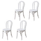 Contemporary Style Solid Wood Chair Windsor Back Side Kitchen Dining Chairs White Wood 4 Piece Set Clearhalo ' kitchen&dining_furn' 'Dining Chairs' 'Dining Tables & Seating' 'dining_chair' 'furn' 'furn_dining_chair' 'Furniture' 'furniture_dining_chair' 'Kitchen & Dining Furniture' 'kitchen' 3871753