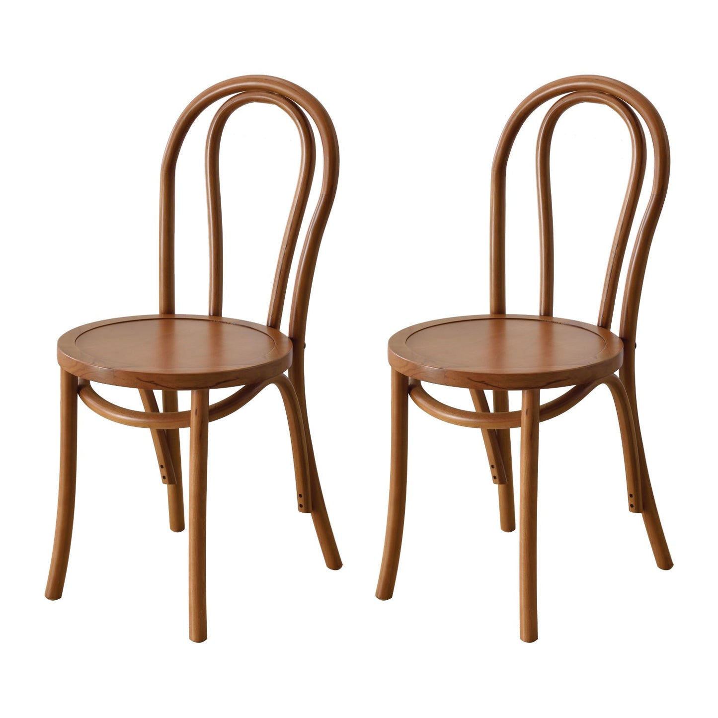 Contemporary Style Solid Wood Chair Windsor Back Side Kitchen Dining Chairs Brown Wood 2 Piece Set Clearhalo ' kitchen&dining_furn' 'Dining Chairs' 'Dining Tables & Seating' 'dining_chair' 'furn' 'furn_dining_chair' 'Furniture' 'furniture_dining_chair' 'Kitchen & Dining Furniture' 'kitchen' 3871755