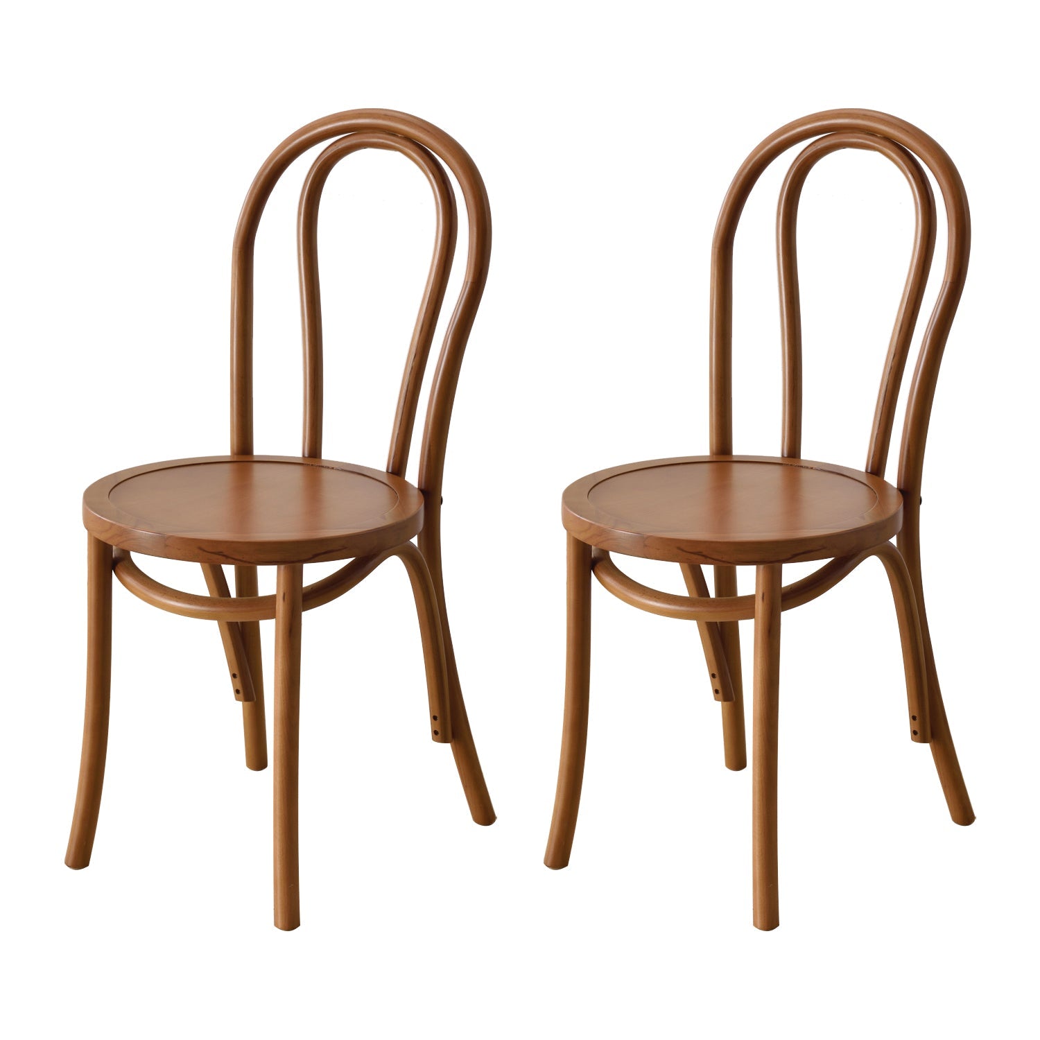 Contemporary Style Solid Wood Chair Windsor Back Side Kitchen Dining Chairs Brown Wood 2 Piece Set Clearhalo ' kitchen&dining_furn' 'Dining Chairs' 'Dining Tables & Seating' 'dining_chair' 'furn' 'furn_dining_chair' 'Furniture' 'furniture_dining_chair' 'Kitchen & Dining Furniture' 'kitchen' 3871755