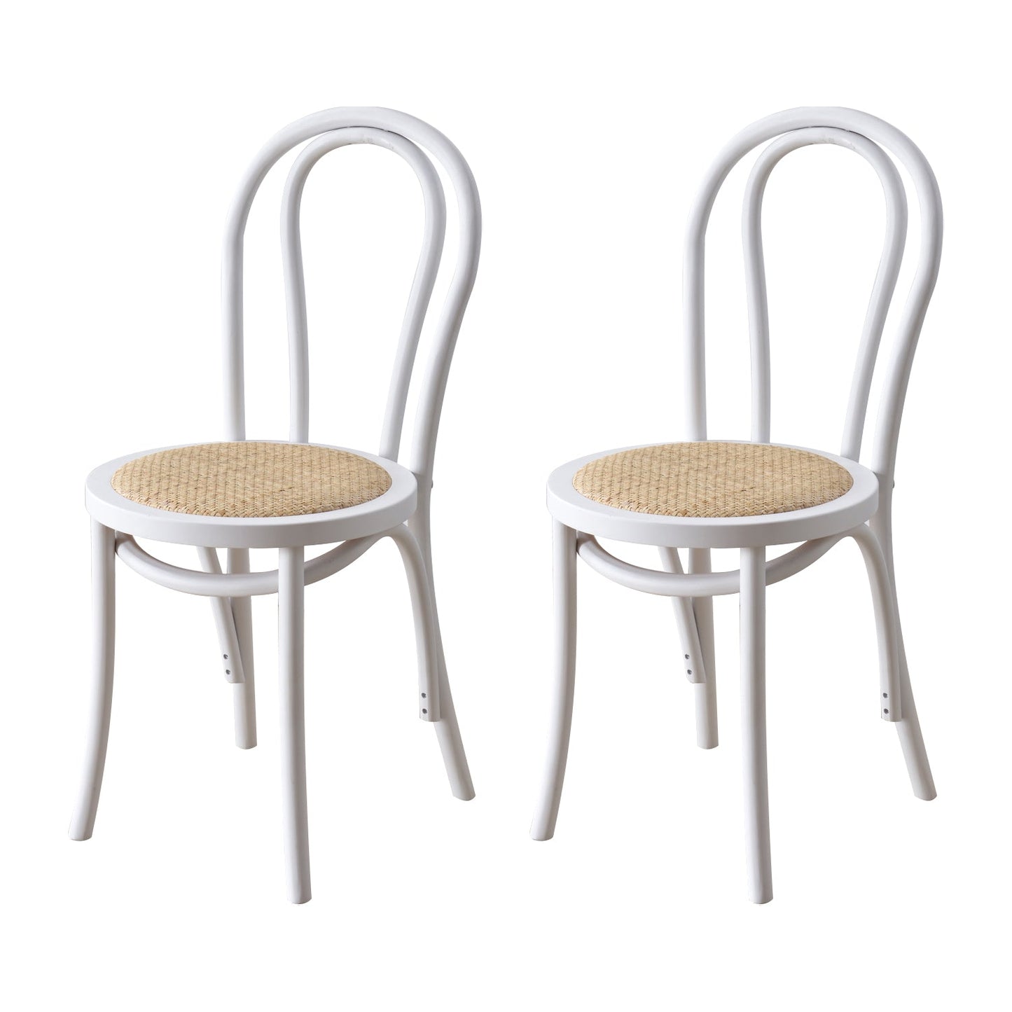 Contemporary Style Solid Wood Chair Windsor Back Side Kitchen Dining Chairs White Wicker & Rattan 2 Piece Set Clearhalo ' kitchen&dining_furn' 'Dining Chairs' 'Dining Tables & Seating' 'dining_chair' 'furn' 'furn_dining_chair' 'Furniture' 'furniture_dining_chair' 'Kitchen & Dining Furniture' 'kitchen' 3871758