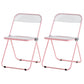 Contemporary Metal Home Side Chair Folding Open Back Dining Side Chair Light Pink 2 Piece Set Clearhalo ' kitchen&dining_furn' 'Dining Chairs' 'Dining Tables & Seating' 'dining_chair' 'furn' 'furn_dining_chair' 'Furniture' 'furniture_dining_chair' 'Kitchen & Dining Furniture' 'kitchen' 3871821