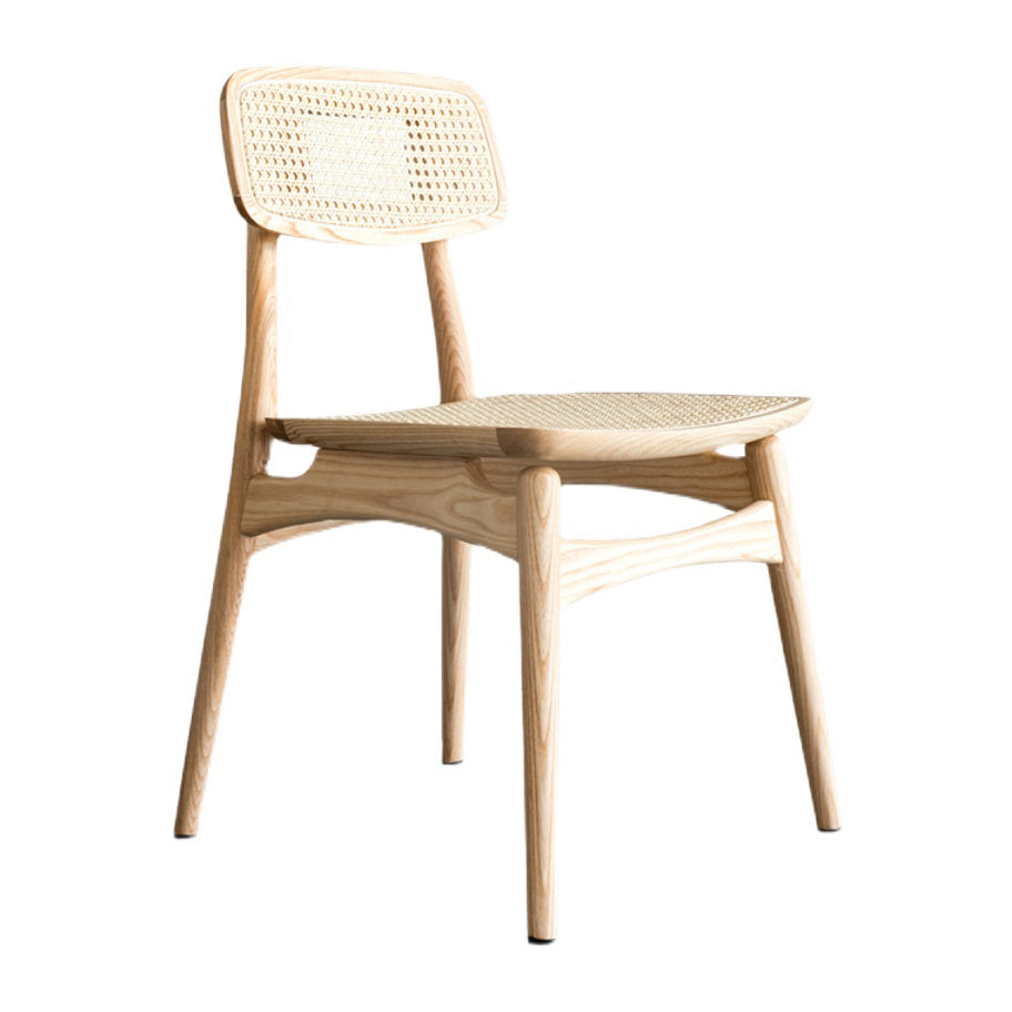 Contemporary Style Oak Wood Chair Kitchen Dining Open Back Side Chairs Wood Wood 1 Piece Clearhalo ' kitchen&dining_furn' 'Dining Chairs' 'Dining Tables & Seating' 'dining_chair' 'furn' 'furn_dining_chair' 'Furniture' 'furniture_dining_chair' 'Kitchen & Dining Furniture' 'kitchen' 3871932