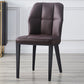 Contemporary Leather Dining Chairs Wingback Side Chair with Metal Legs for Restaurant Use Dark Brown 1 Piece Clearhalo ' kitchen&dining_furn' 'Dining Chairs' 'Dining Tables & Seating' 'dining_chair' 'furn' 'furn_dining_chair' 'Furniture' 'furniture_dining_chair' 'Kitchen & Dining Furniture' 'kitchen' 3871972