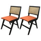 Contemporary Style Wooden Dining Chair Open Back Dining Side Chair for Kitchen Black 2 Piece Set Clearhalo ' kitchen&dining_furn' 'Dining Chairs' 'Dining Tables & Seating' 'dining_chair' 'furn' 'furn_dining_chair' 'Furniture' 'furniture_dining_chair' 'Kitchen & Dining Furniture' 'kitchen' 3871981