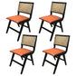 Contemporary Style Wooden Dining Chair Open Back Dining Side Chair for Kitchen Black 4 Piece Set Clearhalo ' kitchen&dining_furn' 'Dining Chairs' 'Dining Tables & Seating' 'dining_chair' 'furn' 'furn_dining_chair' 'Furniture' 'furniture_dining_chair' 'Kitchen & Dining Furniture' 'kitchen' 3871983