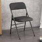 Contemporary Metal Dining Chair Home Armless Folding Open Back Dining Side Chair Black 1 Piece Clearhalo ' kitchen&dining_furn' 'Dining Chairs' 'Dining Tables & Seating' 'dining_chair' 'furn' 'furn_dining_chair' 'Furniture' 'furniture_dining_chair' 'Kitchen & Dining Furniture' 'kitchen' 3872052