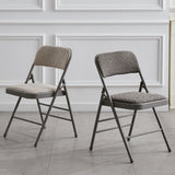 Contemporary Metal Dining Chair Home Armless Folding Open Back Dining Side Chair Clearhalo ' kitchen&dining_furn' 'Dining Chairs' 'Dining Tables & Seating' 'dining_chair' 'furn' 'furn_dining_chair' 'Furniture' 'furniture_dining_chair' 'Kitchen & Dining Furniture' 'kitchen' 3872058