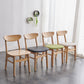 Contemporary Style Wooden Dining Chairs Open Back Dining Side Chair for Kitchen (Set of 2) Clearhalo ' kitchen&dining_furn' 'Dining Chairs' 'Dining Tables & Seating' 'dining_chair' 'furn' 'furn_dining_chair' 'Furniture' 'furniture_dining_chair' 'Kitchen & Dining Furniture' 'kitchen' 3872089