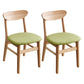 Contemporary Style Wooden Dining Chairs Open Back Dining Side Chair for Kitchen (Set of 2) Green Clearhalo ' kitchen&dining_furn' 'Dining Chairs' 'Dining Tables & Seating' 'dining_chair' 'furn' 'furn_dining_chair' 'Furniture' 'furniture_dining_chair' 'Kitchen & Dining Furniture' 'kitchen' 3872091