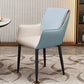 Contemporary Faux Leather Dining Chairs Upholstered Arm Chair with Metal Legs for Restaurant Light Blue 1 Piece Clearhalo ' kitchen&dining_furn' 'Dining Chairs' 'Dining Tables & Seating' 'dining_chair' 'furn' 'furn_dining_chair' 'Furniture' 'furniture_dining_chair' 'Kitchen & Dining Furniture' 'kitchen' 3872158