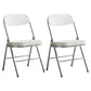Modern Indoor-Outdoor Metal Side Chair Home Armless Cushioned Open Back Dining Side Chair White 2 Piece Set Clearhalo ' kitchen&dining_furn' 'Dining Chairs' 'Dining Tables & Seating' 'dining_chair' 'furn' 'furn_dining_chair' 'Furniture' 'furniture_dining_chair' 'Kitchen & Dining Furniture' 'kitchen' 3872183