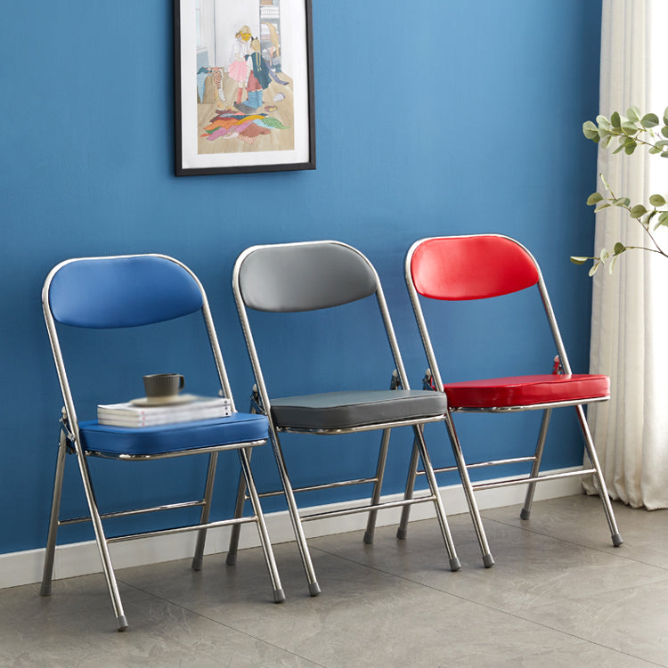 Modern Indoor-Outdoor Metal Side Chair Home Armless Cushioned Open Back Dining Side Chair Clearhalo ' kitchen&dining_furn' 'Dining Chairs' 'Dining Tables & Seating' 'dining_chair' 'furn' 'furn_dining_chair' 'Furniture' 'furniture_dining_chair' 'Kitchen & Dining Furniture' 'kitchen' 3872185