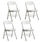 Modern Indoor-Outdoor Metal Side Chair Home Armless Cushioned Open Back Dining Side Chair White 4 Piece Set Clearhalo ' kitchen&dining_furn' 'Dining Chairs' 'Dining Tables & Seating' 'dining_chair' 'furn' 'furn_dining_chair' 'Furniture' 'furniture_dining_chair' 'Kitchen & Dining Furniture' 'kitchen' 3872186