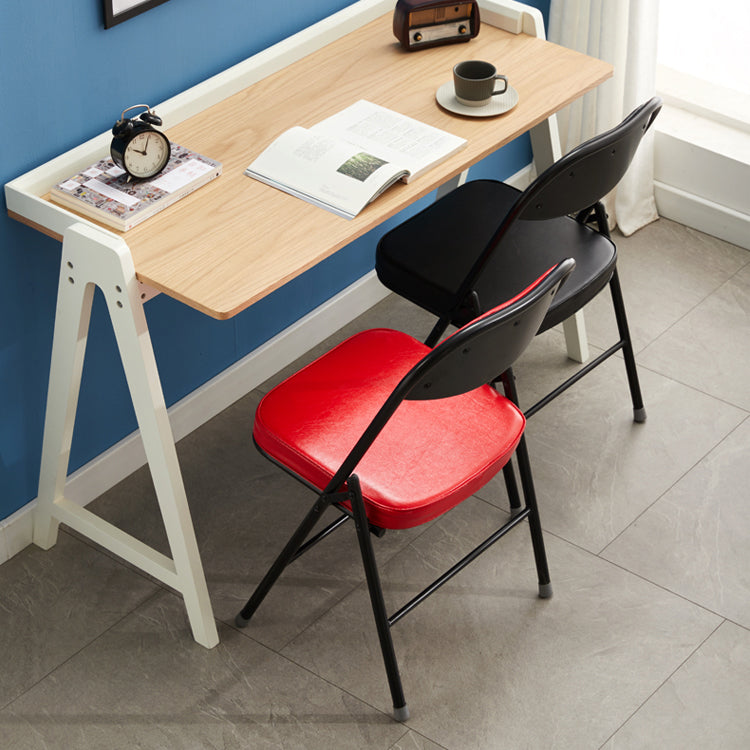 Modern Indoor-Outdoor Metal Side Chair Home Armless Cushioned Open Back Dining Side Chair Clearhalo ' kitchen&dining_furn' 'Dining Chairs' 'Dining Tables & Seating' 'dining_chair' 'furn' 'furn_dining_chair' 'Furniture' 'furniture_dining_chair' 'Kitchen & Dining Furniture' 'kitchen' 3872187