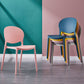 Scandinavian Plastic Dining Side Chair Open Back Matte Finish Dining Chair Clearhalo ' kitchen&dining_furn' 'Dining Chairs' 'Dining Tables & Seating' 'dining_chair' 'furn' 'furn_dining_chair' 'Furniture' 'furniture_dining_chair' 'Kitchen & Dining Furniture' 'kitchen' 3872251