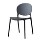 Scandinavian Plastic Dining Side Chair Open Back Matte Finish Dining Chair Clearhalo ' kitchen&dining_furn' 'Dining Chairs' 'Dining Tables & Seating' 'dining_chair' 'furn' 'furn_dining_chair' 'Furniture' 'furniture_dining_chair' 'Kitchen & Dining Furniture' 'kitchen' 3872255