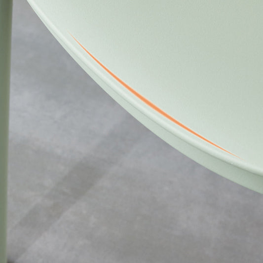 Scandinavian Plastic Dining Side Chair Open Back Matte Finish Dining Chair Clearhalo ' kitchen&dining_furn' 'Dining Chairs' 'Dining Tables & Seating' 'dining_chair' 'furn' 'furn_dining_chair' 'Furniture' 'furniture_dining_chair' 'Kitchen & Dining Furniture' 'kitchen' 3872259