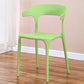 Modern Plastic Indoor-Outdoor Chair Home Stackable Open Back Dining Side Chair with Arm Light Green 1 Piece Clearhalo ' kitchen&dining_furn' 'Dining Chairs' 'Dining Tables & Seating' 'dining_chair' 'furn' 'furn_dining_chair' 'Furniture' 'furniture_dining_chair' 'Kitchen & Dining Furniture' 'kitchen' 3872361