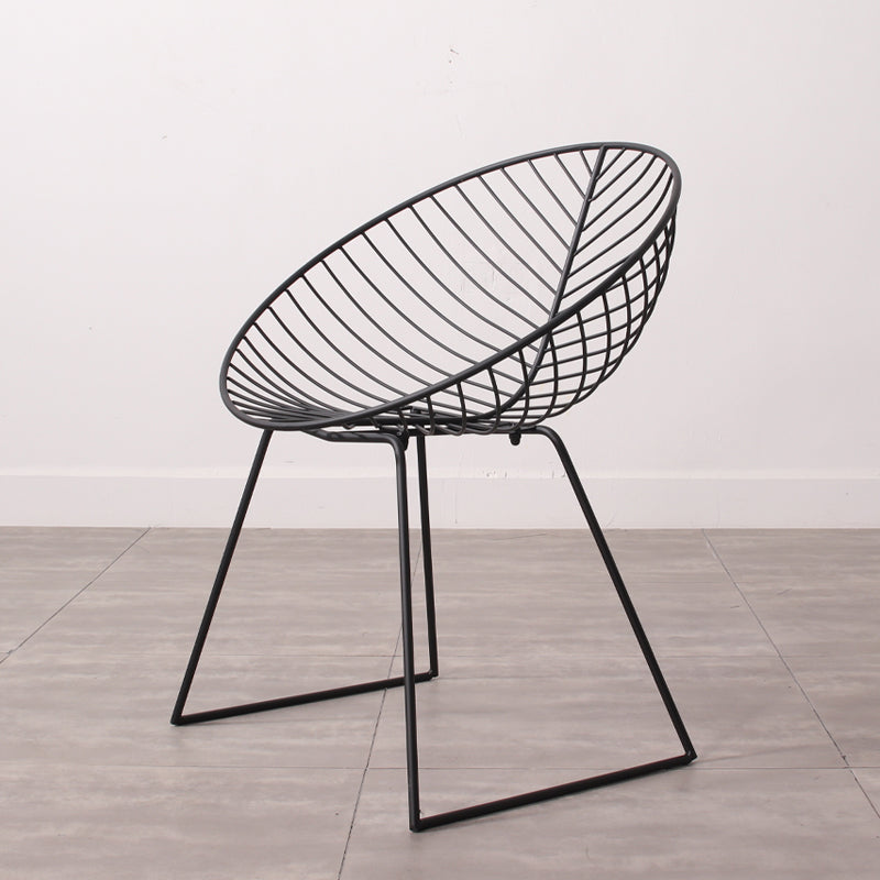 Industrial Style Armless Dining Chairs Dining Side Chairs with Metal Legs Clearhalo ' kitchen&dining_furn' 'Dining Chairs' 'Dining Tables & Seating' 'dining_chair' 'furn' 'furn_dining_chair' 'Furniture' 'furniture_dining_chair' 'Kitchen & Dining Furniture' 'kitchen' 3872407