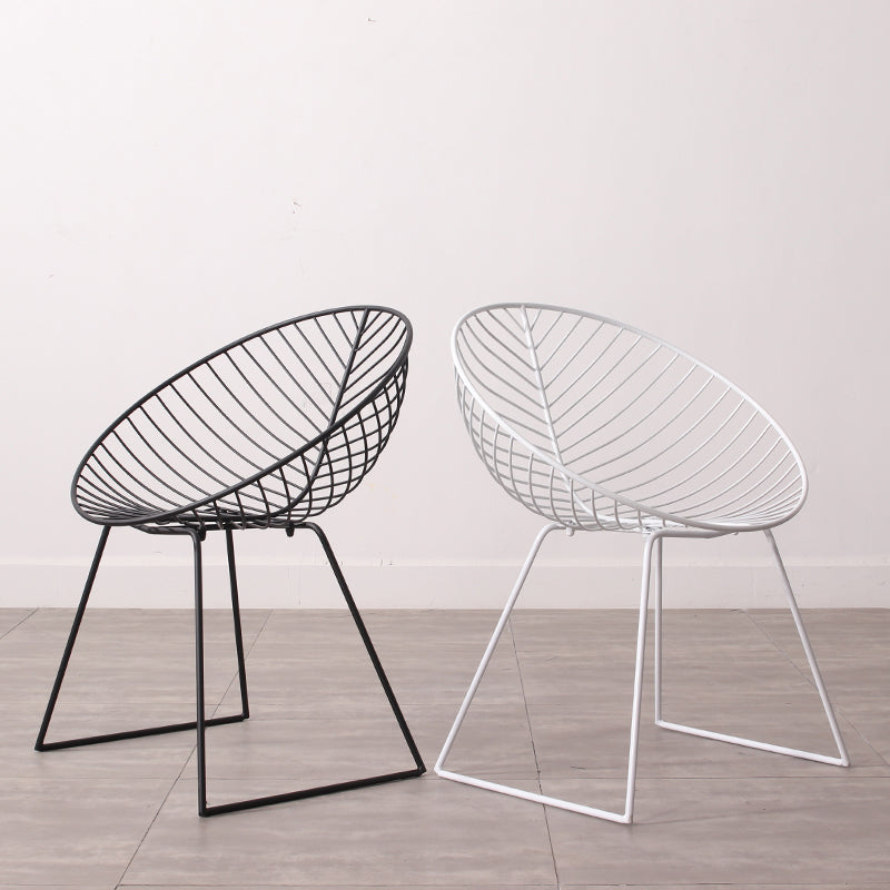 Industrial Style Armless Dining Chairs Dining Side Chairs with Metal Legs Clearhalo ' kitchen&dining_furn' 'Dining Chairs' 'Dining Tables & Seating' 'dining_chair' 'furn' 'furn_dining_chair' 'Furniture' 'furniture_dining_chair' 'Kitchen & Dining Furniture' 'kitchen' 3872409