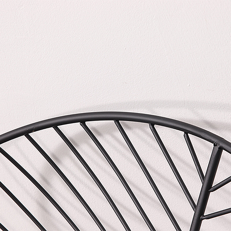 Industrial Style Armless Dining Chairs Dining Side Chairs with Metal Legs Clearhalo ' kitchen&dining_furn' 'Dining Chairs' 'Dining Tables & Seating' 'dining_chair' 'furn' 'furn_dining_chair' 'Furniture' 'furniture_dining_chair' 'Kitchen & Dining Furniture' 'kitchen' 3872420