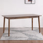 Rectangle Rubber Wood Table Modern Dining Table in Walnut with 4 Legs for Restaurant Clearhalo ' dining_table' 'Dining Tables & Seating' 'Dining Tables' 'furn' 'furn_dining_table' 'Furniture' 'furniture_dining_table' 'Kitchen & Dining Furniture' 'kitchen&dining_furn' 'kitchen' 'kitchen_dining_table' 3875596