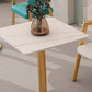 Traditional Luxury Dining Room Table Sintered Stone Table with Gold Metal Base Clearhalo ' dining_table' 'Dining Tables & Seating' 'Dining Tables' 'furn' 'furn_dining_table' 'Furniture' 'furniture_dining_table' 'Kitchen & Dining Furniture' 'kitchen&dining_furn' 'kitchen' 'kitchen_dining_table' 3875629