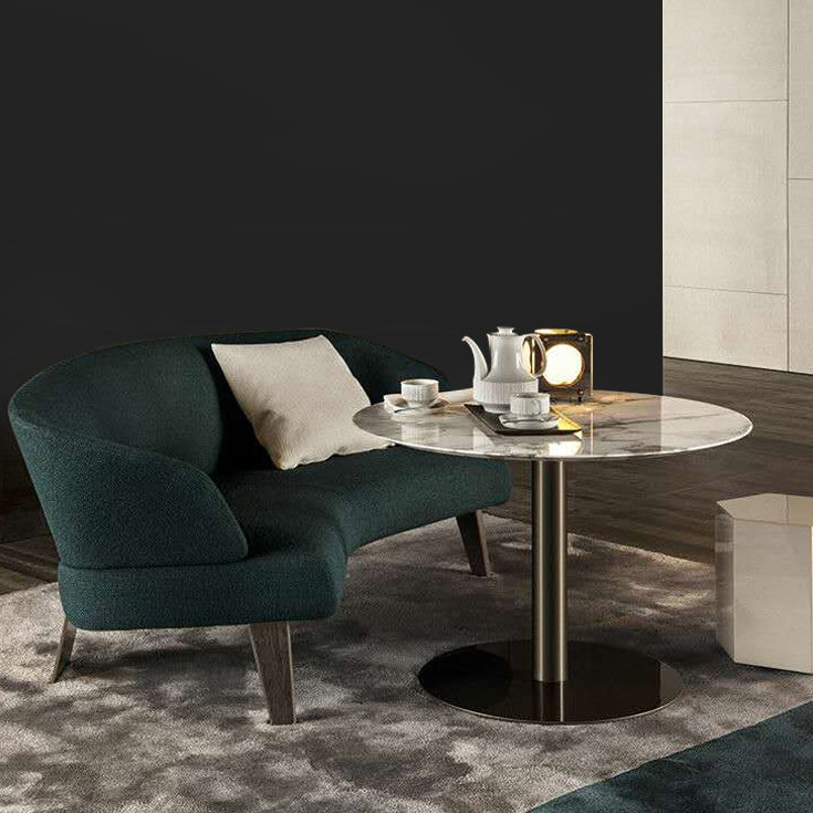 Metal Traditional Luxury Round Table Sintered Stone Table with Pedestal Base Clearhalo ' dining_table' 'Dining Tables & Seating' 'Dining Tables' 'furn' 'furn_dining_table' 'Furniture' 'furniture_dining_table' 'Kitchen & Dining Furniture' 'kitchen&dining_furn' 'kitchen' 'kitchen_dining_table' 3875693
