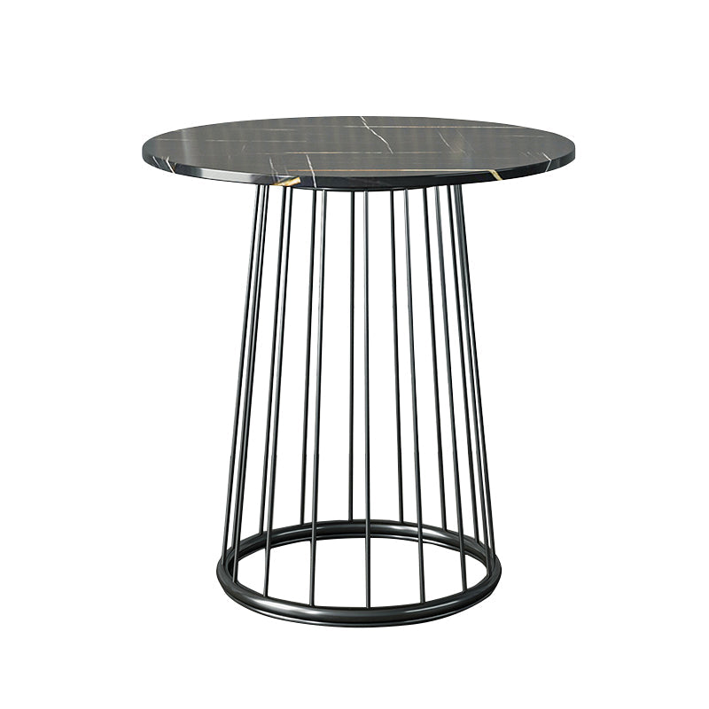 Stone Dining Room Collection Industrial Style Dining Site Table for Dining Room 23.6"L x 23.6"W x 27.6"H Without Chairs Clearhalo ' dining_table' 'Dining Tables & Seating' 'Dining Tables' 'furn' 'furn_dining_table' 'Furniture' 'furniture_dining_table' 'Kitchen & Dining Furniture' 'kitchen&dining_furn' 'kitchen' 'kitchen_dining_table' 3875705