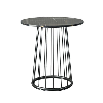 Stone Dining Room Collection Industrial Style Dining Site Table for Dining Room 23.6"L x 23.6"W x 27.6"H Without Chairs Clearhalo ' dining_table' 'Dining Tables & Seating' 'Dining Tables' 'furn' 'furn_dining_table' 'Furniture' 'furniture_dining_table' 'Kitchen & Dining Furniture' 'kitchen&dining_furn' 'kitchen' 'kitchen_dining_table' 3875705