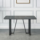 Stone Dining Room Collection Industrial Style Dining Site Table for Dining Room Clearhalo ' dining_table' 'Dining Tables & Seating' 'Dining Tables' 'furn' 'furn_dining_table' 'Furniture' 'furniture_dining_table' 'Kitchen & Dining Furniture' 'kitchen&dining_furn' 'kitchen' 'kitchen_dining_table' 3875712