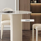 Oval Sintered Stone White Tone Dining Table Glam Double Pedestal Table for Dining Room Clearhalo ' dining_table' 'Dining Tables & Seating' 'Dining Tables' 'furn' 'furn_dining_table' 'Furniture' 'furniture_dining_table' 'Kitchen & Dining Furniture' 'kitchen&dining_furn' 'kitchen' 'kitchen_dining_table' 3875724