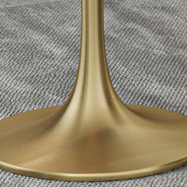 Traditional Luxury Round Dining Site Table Stone Home Furniture with Tulip Base Clearhalo ' dining_table' 'Dining Tables & Seating' 'Dining Tables' 'furn' 'furn_dining_table' 'Furniture' 'furniture_dining_table' 'Kitchen & Dining Furniture' 'kitchen&dining_furn' 'kitchen' 'kitchen_dining_table' 3875751
