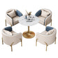Traditional Luxury Round Dining Site Table Stone Home Furniture with Tulip Base Clearhalo ' dining_table' 'Dining Tables & Seating' 'Dining Tables' 'furn' 'furn_dining_table' 'Furniture' 'furniture_dining_table' 'Kitchen & Dining Furniture' 'kitchen&dining_furn' 'kitchen' 'kitchen_dining_table' 3875753