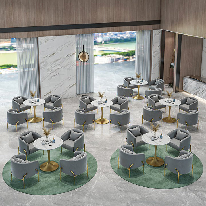 Traditional Luxury Round Dining Site Table Stone Home Furniture with Tulip Base Clearhalo ' dining_table' 'Dining Tables & Seating' 'Dining Tables' 'furn' 'furn_dining_table' 'Furniture' 'furniture_dining_table' 'Kitchen & Dining Furniture' 'kitchen&dining_furn' 'kitchen' 'kitchen_dining_table' 3875757