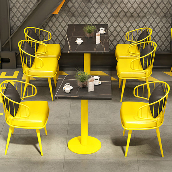 Industrial Style Dining Room Collection Stone Dining Site Table for Dining Room Clearhalo ' dining_table' 'Dining Tables & Seating' 'Dining Tables' 'furn' 'furn_dining_table' 'Furniture' 'furniture_dining_table' 'Kitchen & Dining Furniture' 'kitchen&dining_furn' 'kitchen' 'kitchen_dining_table' 3875788