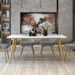 Metal Traditional Luxury Rectangle Table Sintered Stone Dining Table with 4 Legs Clearhalo ' dining_table' 'Dining Tables & Seating' 'Dining Tables' 'furn' 'furn_dining_table' 'Furniture' 'furniture_dining_table' 'Kitchen & Dining Furniture' 'kitchen&dining_furn' 'kitchen' 'kitchen_dining_table' 3875805